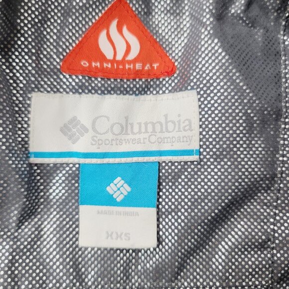 Columbia Boy's Black Blue Omni Heat Padded Thermal Puffer Jacket Size XXS - Picture 7 of 12